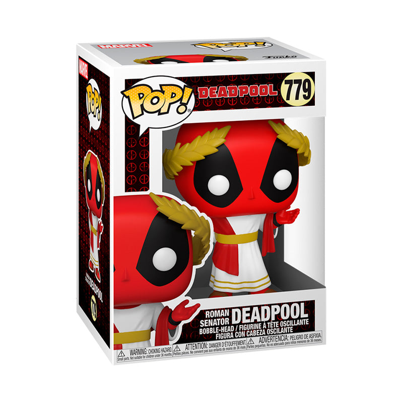 Funko Pop Marvel: Deadpool 30 Aniversario - Deadpool Senador Romano