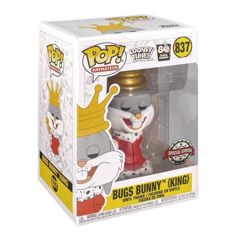 Funko Pop! Animation - Bugs Bunny king 80 aniversario