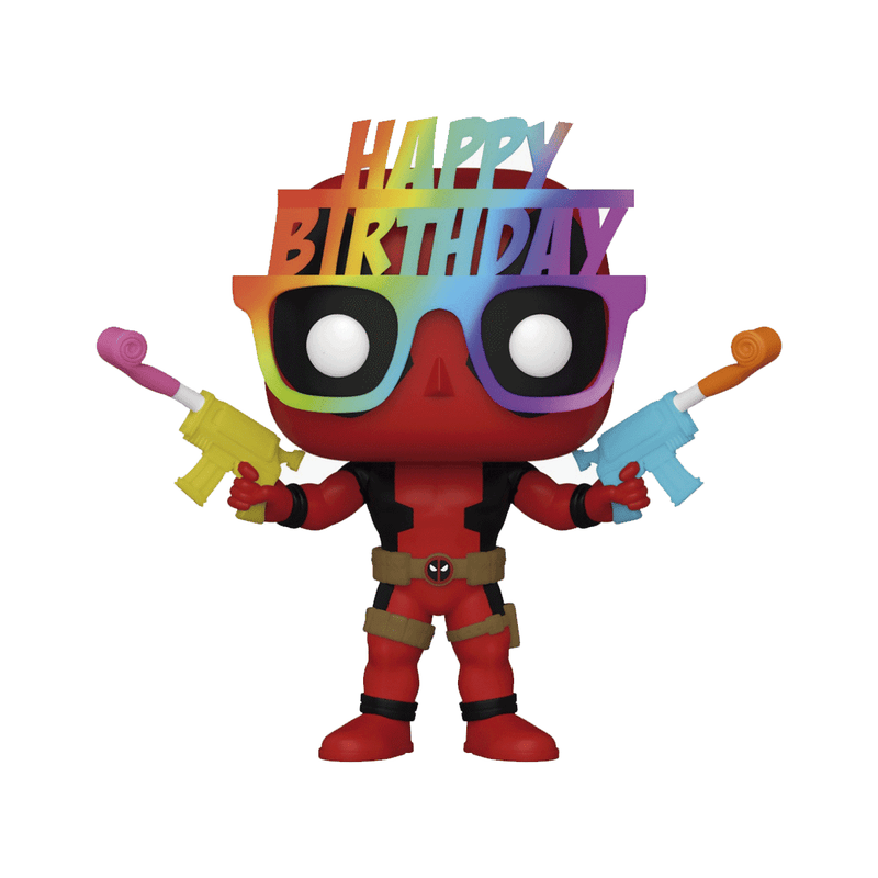 Funko Pop! Marvel: Deadpool 30 Aniversario - Deadpool Lentes De Cumpleaños Exclusivo