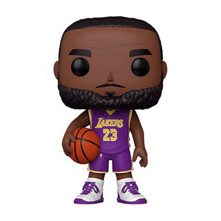 Funko Pop NBA: Lakers - LeBron James Jersey Morado 10 Pulgadas