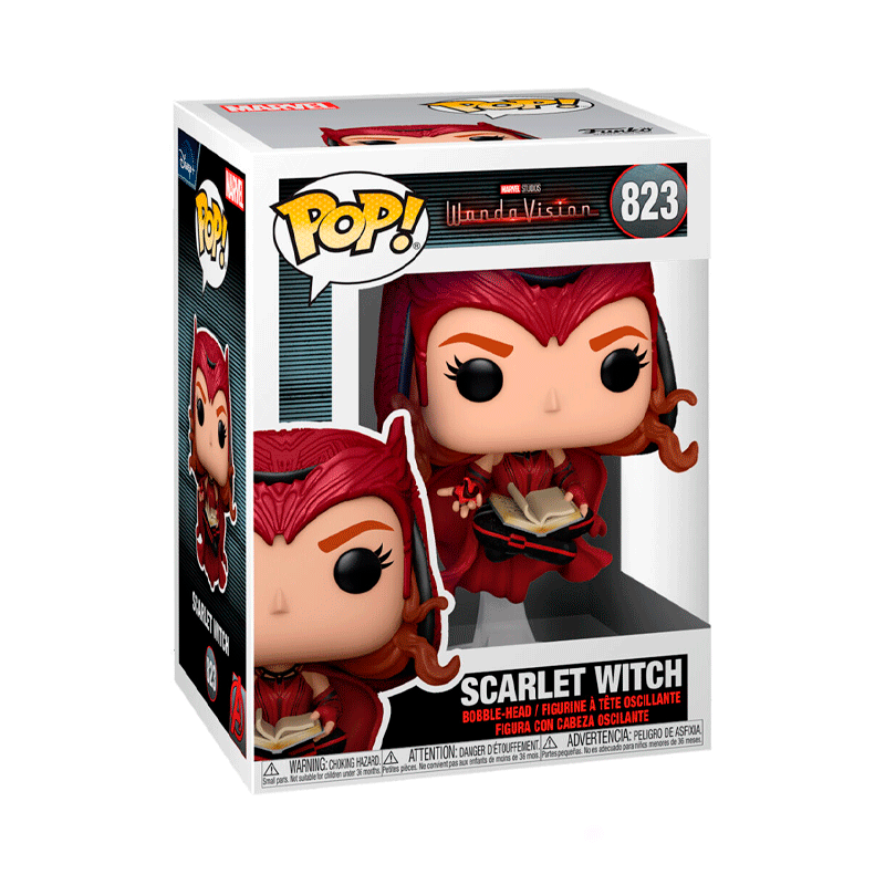 Funko Pop! Scarlet Witch con libro (WandaVision)